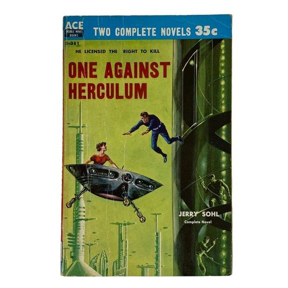 One Against Herculum/Secret of the Lost Race Ace Double Vintage Sci-Fi PB - Picture 2 of 9